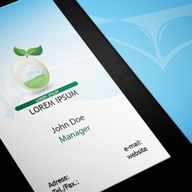 Business Cards: Free Healthy Food Business Card Template